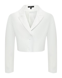 Пиджак однобортный укороченный, белый Dan Maralex
