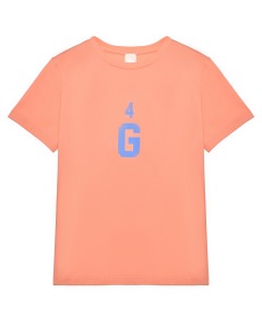 Футболка с логотипом на спине, оранжевая Givenchy