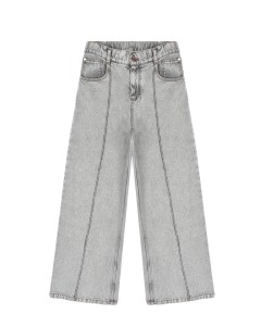 Серые джинсы с отстрочкой Brunello Cucinelli