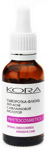 Кора Сыворотка-флюид Anti-Acne с азелаиновой кислотой, 30 мл (Кора, Для жирной кожи)