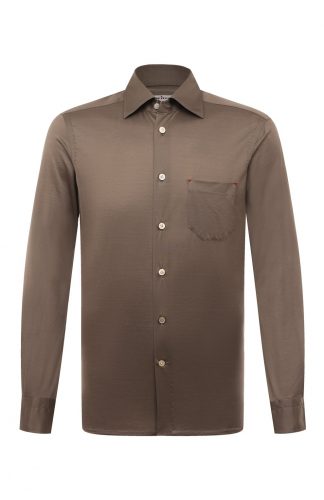 Хлопковая рубашка Kiton