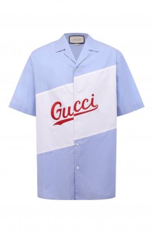Хлопковая рубашка Gucci