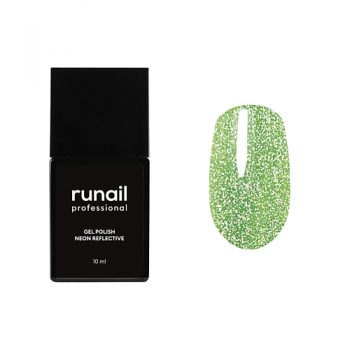 RUNAIL PROFESSIONAL Гель-лак для ногтей неоновый светоотражающий