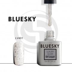 BLUESKY Гель-лак Luxury Silver Блестящая феерия